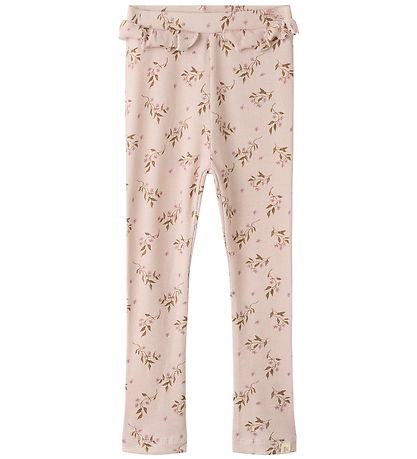 Lil Atelier Leggings - NmfGavo - Rib - Noos - Hushed Violet/Flow