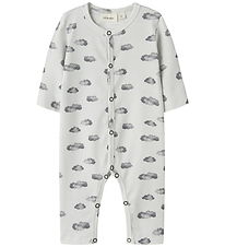 Lil Atelier Natdragt - NbmGio - Glacier Gray/Cloud