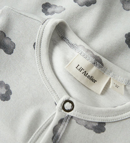 Lil Atelier Natdragt - NbmGio - Glacier Gray/Cloud