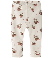 Lil Atelier Leggings - NbfGayo -  Turtledove/Apple