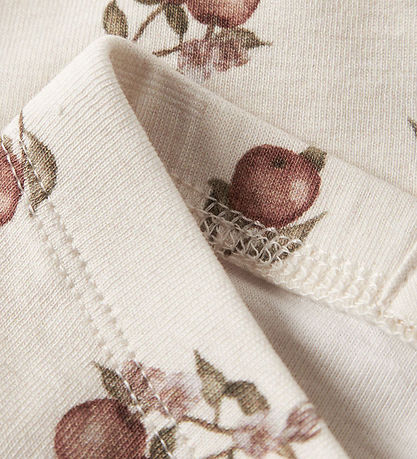 Lil Atelier Leggings - NbfGayo -  Turtledove/Apple