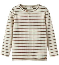 Lil Atelier Bluse - NmmKaby - Turtledove/Kangaroo