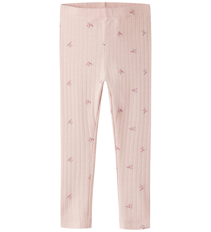 Name It Leggings - Rib - Hulmønster - NmfKathlen - Lotus