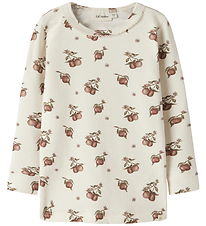 Lil Atelier Body l/æ - Slim - NmfGayo - Turtledove/Apples