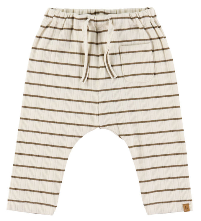 Lil Atelier Bukser - Rib - Loose - NbmKaby - Turtledove/Kangaroo