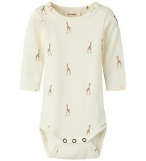 Lil Atelier Body l/æ - Rib - Nbngavo - Turtledove/Giraffe