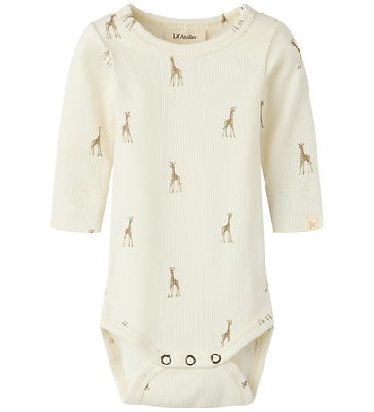Lil Atelier Body l/æ - Rib - Nbngavo - Turtledove/Giraffe