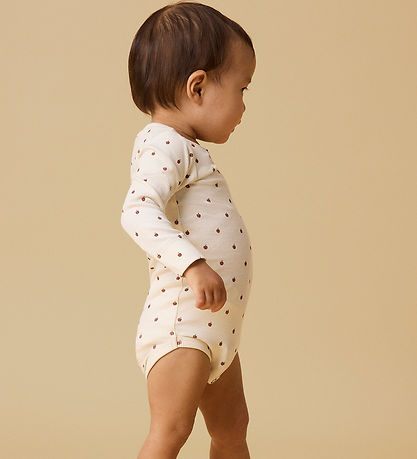 Lil Atelier Body l/æ - Rib - NbnGago - Turtledove/Apple