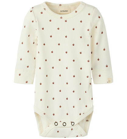 Lil Atelier Body l/æ - Rib - NbnGago - Turtledove/Apple