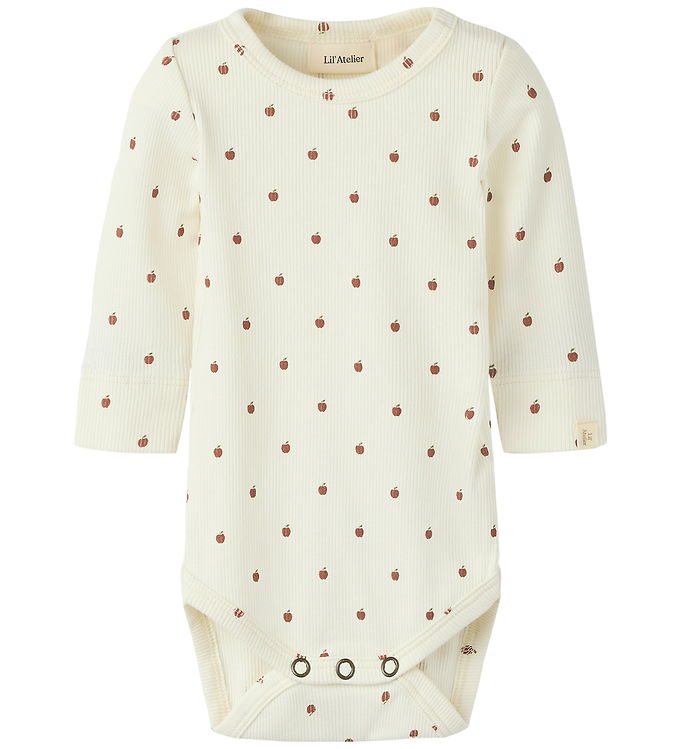 Lil Atelier Gago - Baby Body - Beige/Rød/Hvid - 56