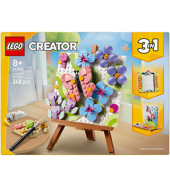 LEGO® Creator - 3-i-1 Blomsterpynt: Kunstmaleri 31390 - 348 Dele
