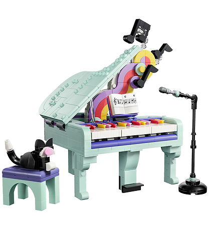 LEGO® Creator - 3-i-1 Musikpynt: Klaver Med Kat 31392 - 485 Dele