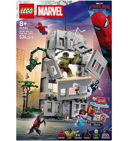 LEGO® Marvel - Spider-Man Mod Hulk - Episk Opgør 76350 - 534 Del