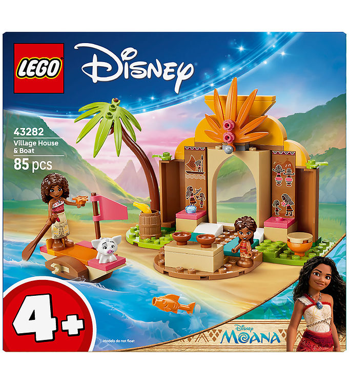 LEGO® Disney - Landsbyhus Og Båd 43282 - 85 Dele