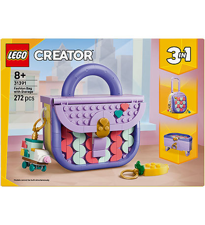 LEGO® Creator - 3-i-1 Modekunst: Taske Med Opbevaring 31391 - 27
