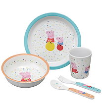 Petit Jour Paris Dinner Set - Melamine - 5 Parts - Peppa Pig