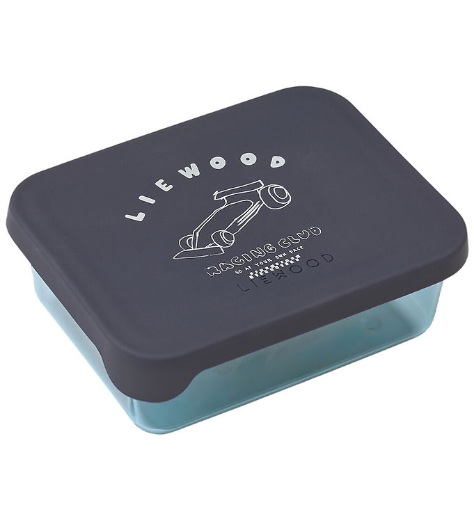 Liewood Ako Tritan Snackboks - Race Car/Classic Navy