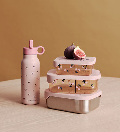 Liewood Snackbox - Ako - Cherry Heart/Rosey