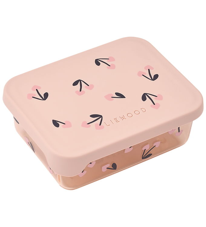 Liewood Snackboks - Ako - 3550 ml - Cherry Heart/Rosey