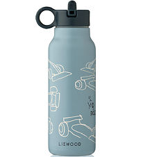 Liewood Drikkedunk - Falk - 350 ml - Race Cars/Beach Blue