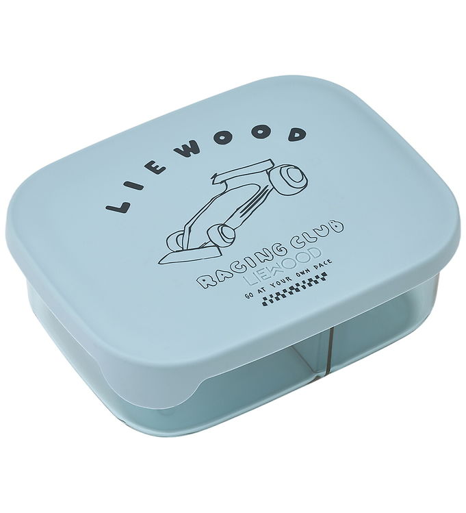 Liewood Madkasse - Arthur - 850 ml - Race Cars/Beach Blue