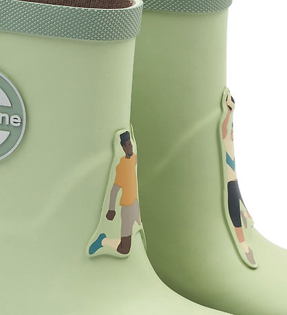 Mikk-Line Gummistøvler - 3D Wellies - Smoke Green