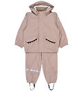 Mikk-Line Regntøj m/u Seler - PU - Recycled - Bark m. Dyr