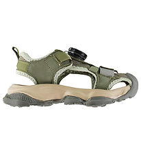 Mikk-Line Sandaler - Hiking - m. Spin - Dusty Olive