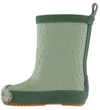 Mikk-Line Gummistøvler - Barfood - Wellies Dragon - Green Milieu