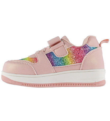 Mikk-Line Sko - Glitter - Adobe Rose