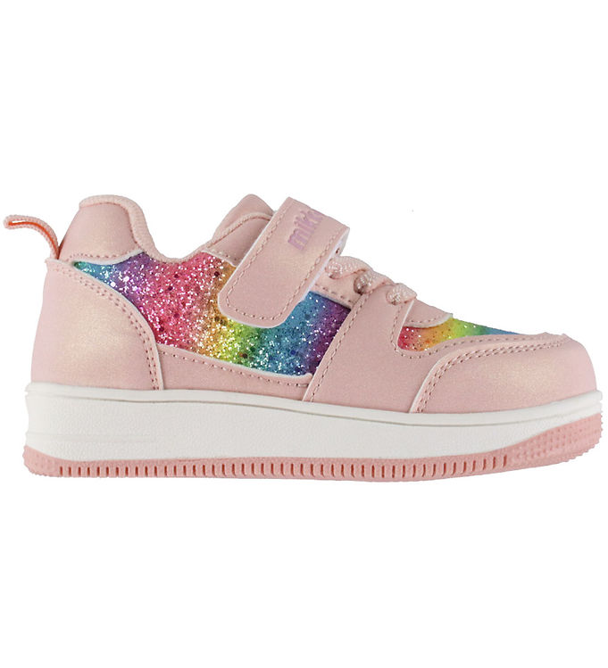 Mikk-Line Sko - Glitter - Adobe Rose