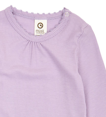 Müsli Body l/æ - Rib - Mellow Picot - Dream