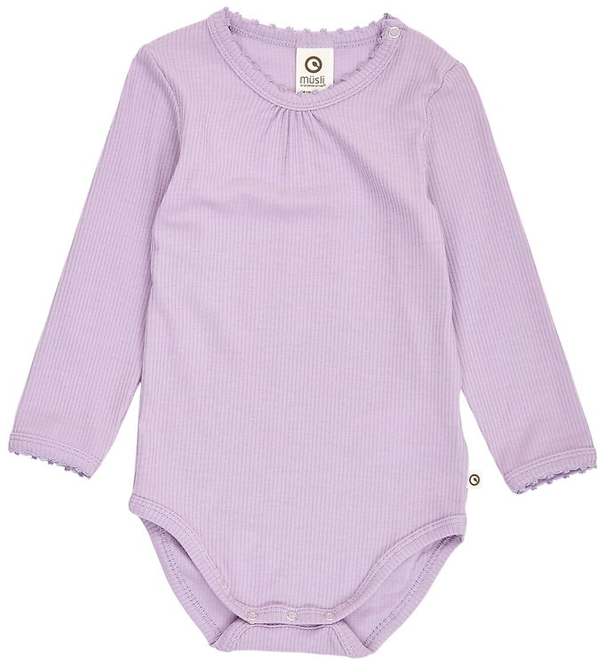 Müsli Body l/æ - Rib - Mellow Picot - Dream