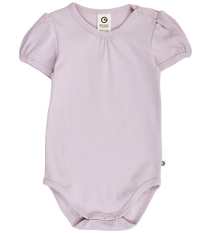 Müsli Body k/æ - Rib - Cozy Me Puff - Bloom
