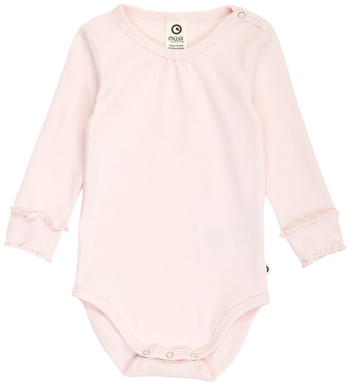 Müsli Body l/æ - Rib - Cozy Me Deco - Primrose