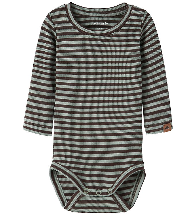 Name It Body l/æ - Rib - Viskose - NbmKardio - Green Milieu