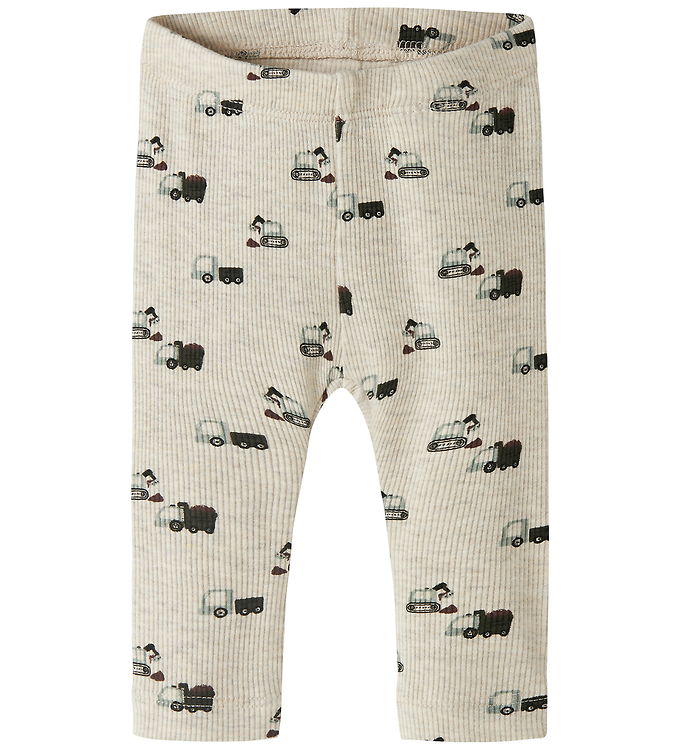 Name It Leggings - Rib - NbmKontor - Peyote Melange