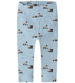 Name It Leggings - NbmKontor - Rib - Ashley Blue