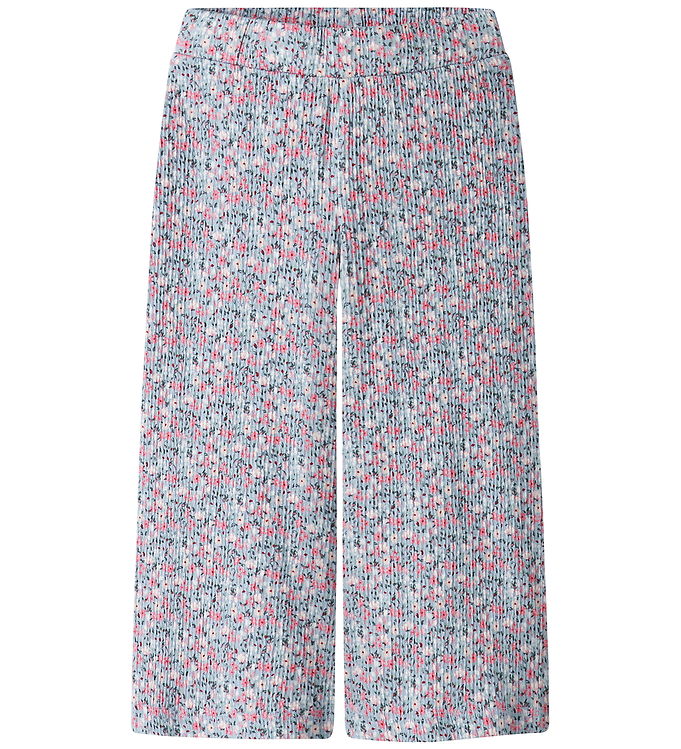 Name It NmfKatrina - Børnebukser - Wide Fit - Blå/Lyseblå/Pink - 98