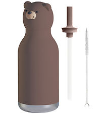 Asobu Termoflaske - Bestie - 460 ml - Brown Bear