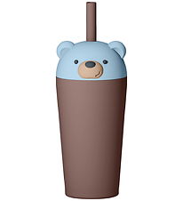Asobu Drikkedunk m. Sugerør - Bestie - 720 ml - Bear