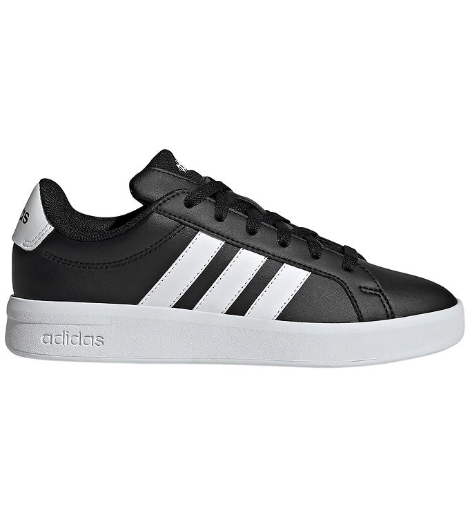 adidas Performance Sko - Grand Court 3.0 J - CBLACK/FTWWHT/FTWWH