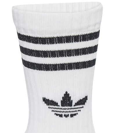 adidas Originals Strømper - 3-pak - Crew - White/Black