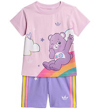 adidas Originals Shortssæt - - Orcfus/Lpurpl