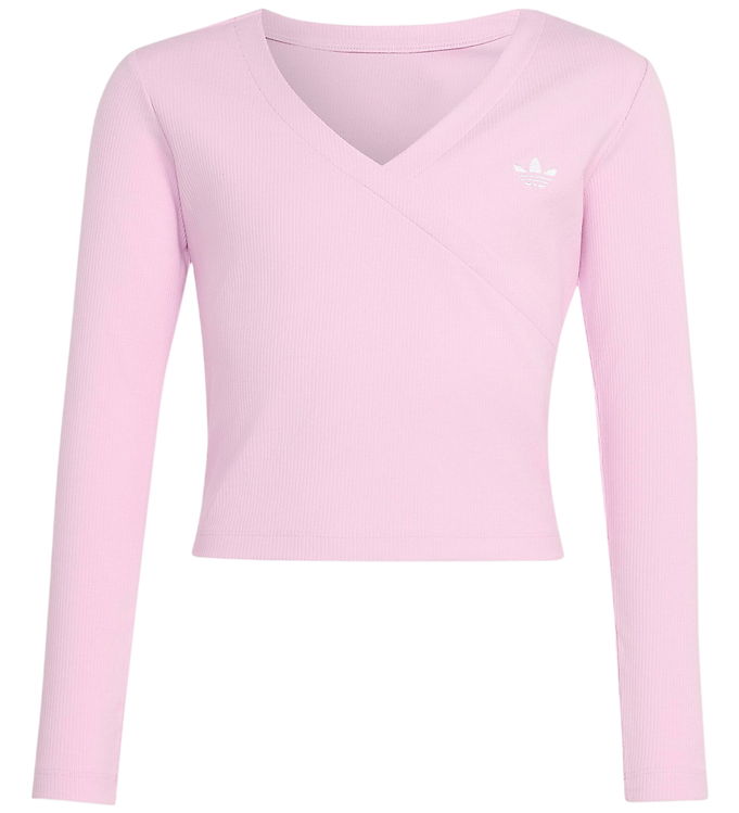adidas Originals Bluse - Cropped - Slim - Orchid Fusion