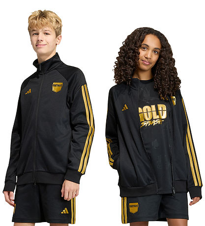 adidas Performance Cardigan - J Fortnite TT - Black/Goldmt