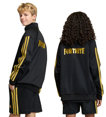 adidas Performance Cardigan - J Fortnite TT - Black/Goldmt