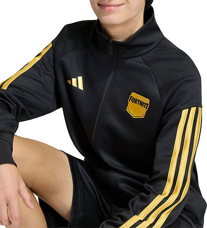 adidas Performance Cardigan - J Fortnite TT - Black/Goldmt
