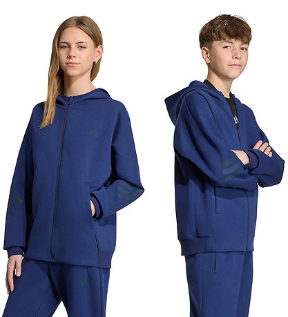adidas Performance Cardigan - J FI 3S FZ - Dkblue/Nindig