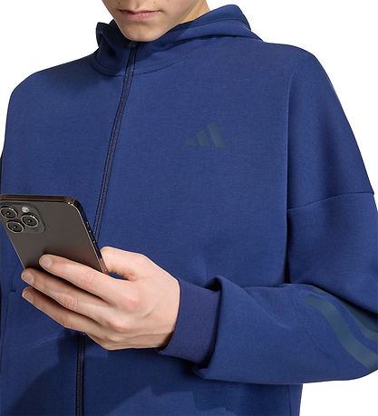 adidas Performance Cardigan - J FI 3S FZ - Dkblue/Nindig
